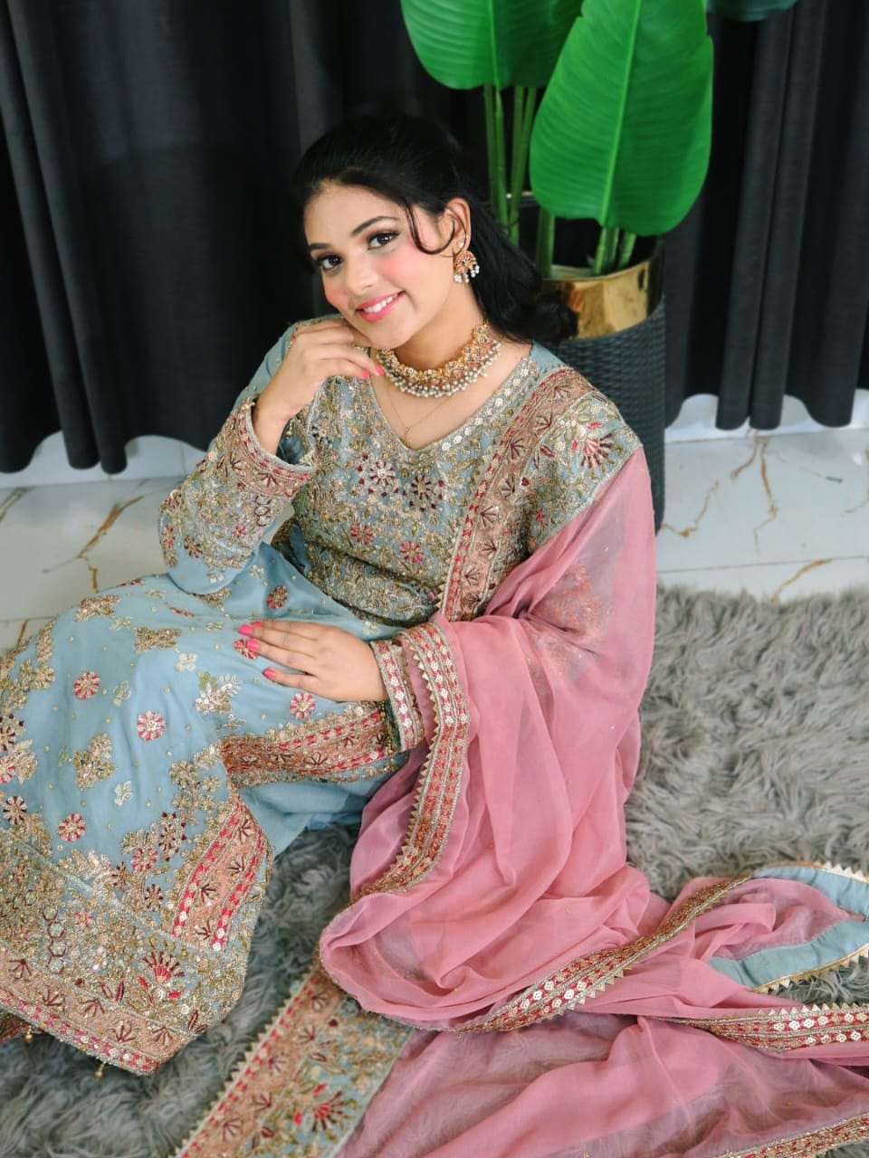 Premium Organza Suit