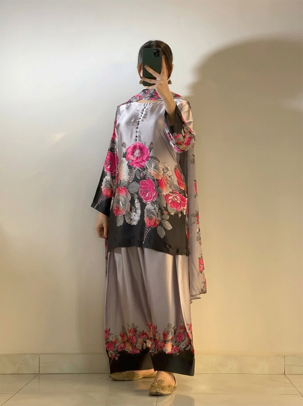 Royal Silk Digital Print Kurti
